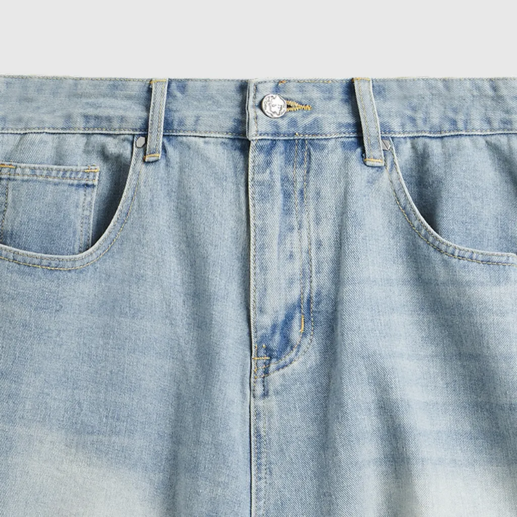 Street Ripped Denim Shorts