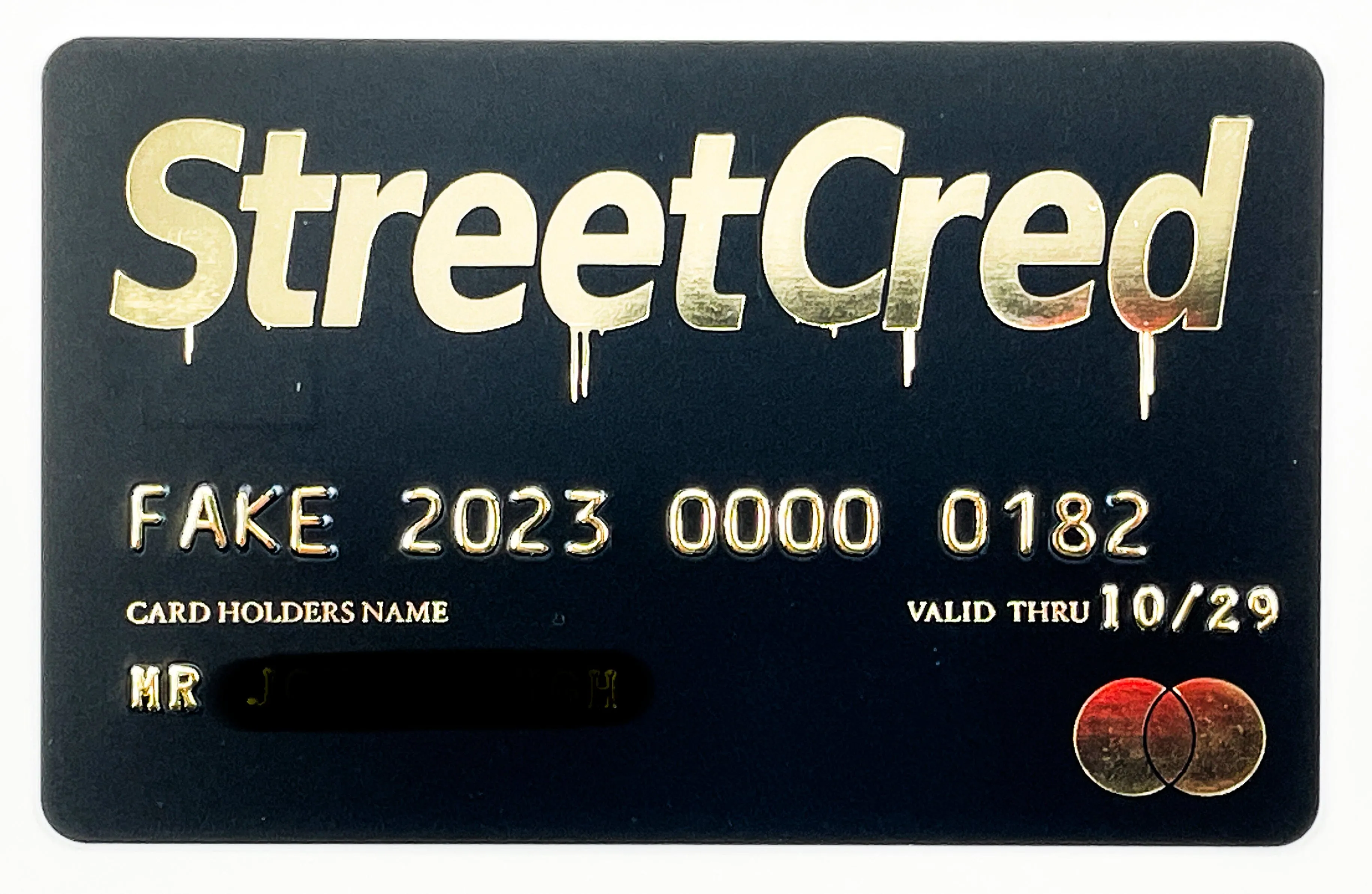 StreetCred Gold Card