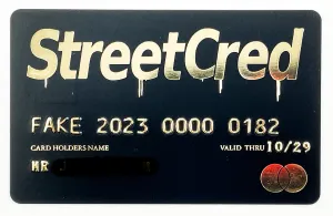 StreetCred Gold Card