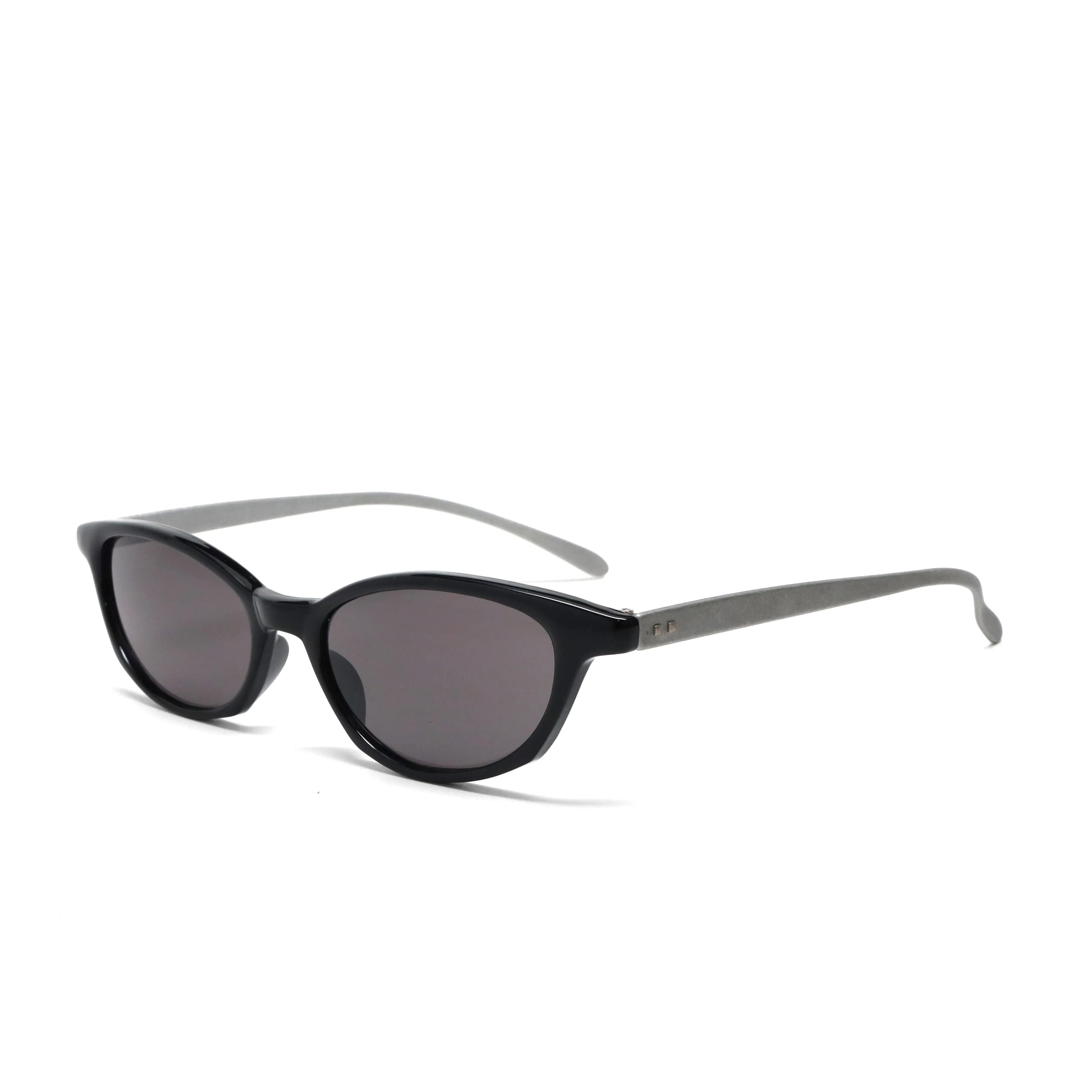 //Style M37// Deluxe Vintage 90s Metal Frame Deadstock Chic Sunglasses - Black
