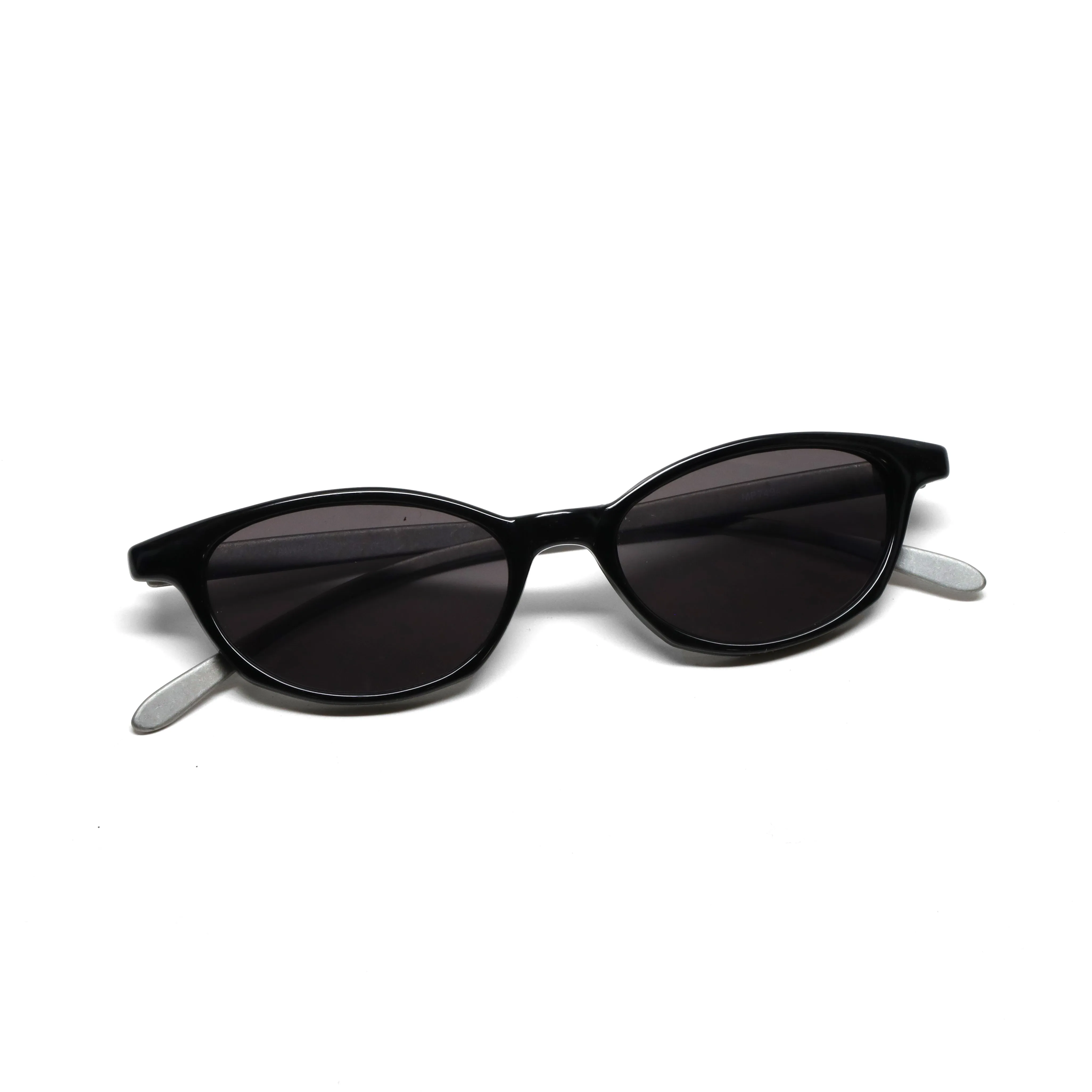//Style M37// Deluxe Vintage 90s Metal Frame Deadstock Chic Sunglasses - Black