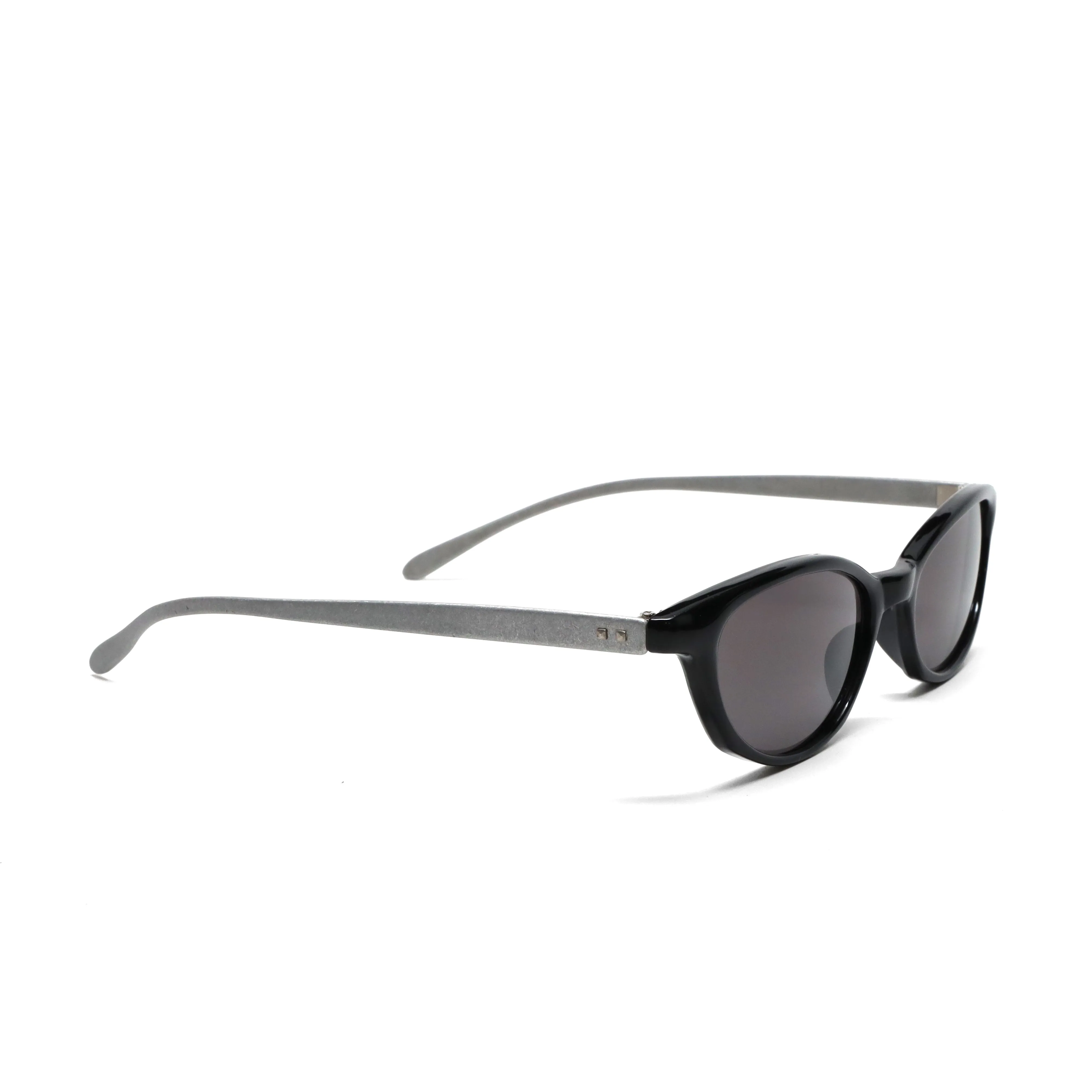 //Style M37// Deluxe Vintage 90s Metal Frame Deadstock Chic Sunglasses - Black