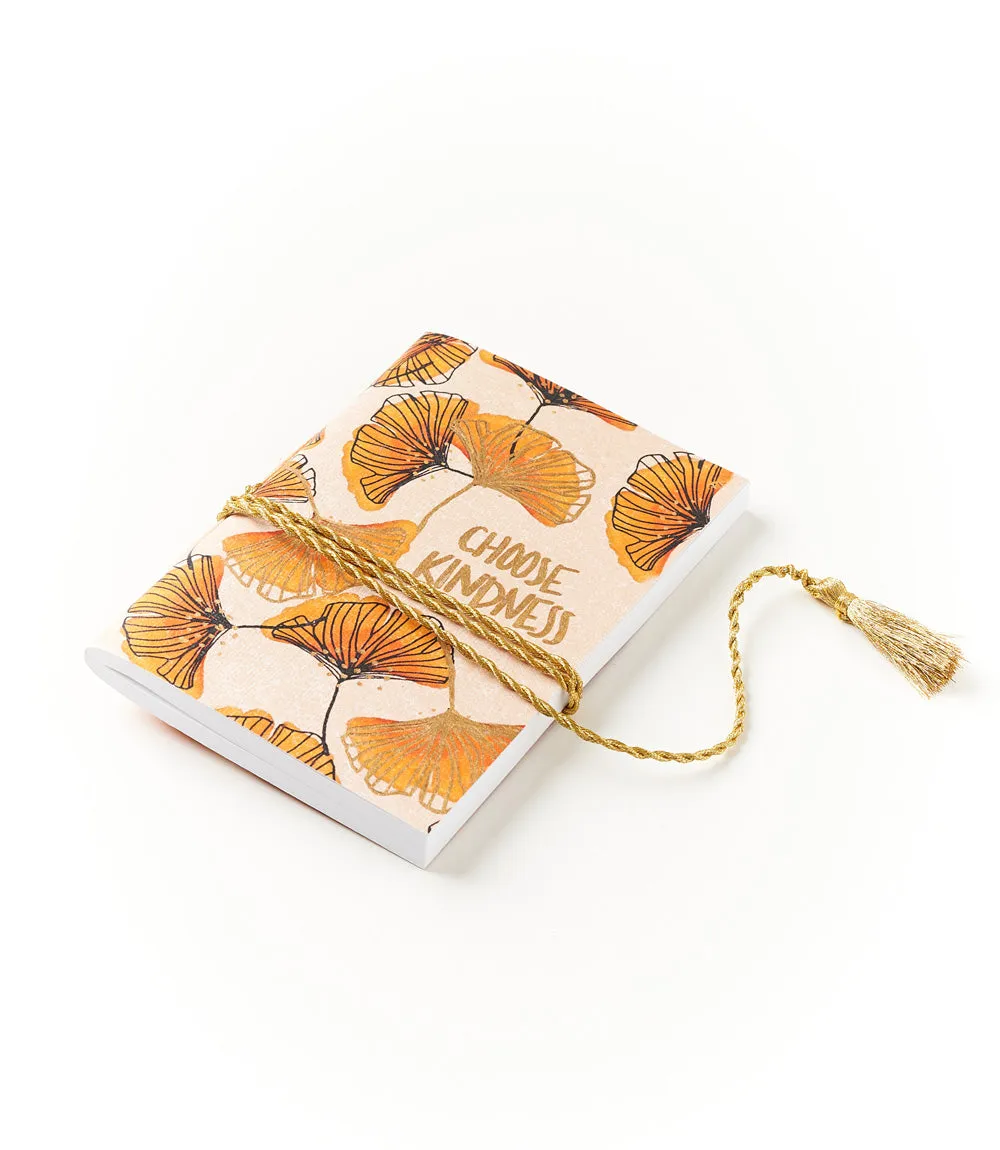 Sundara Ginkgo 4x6 Journal Recycled Paper