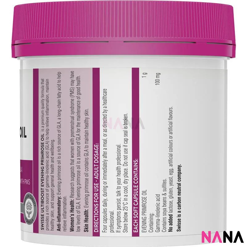Swisse Ultiboost Evening Primrose Oil 200 Capsules