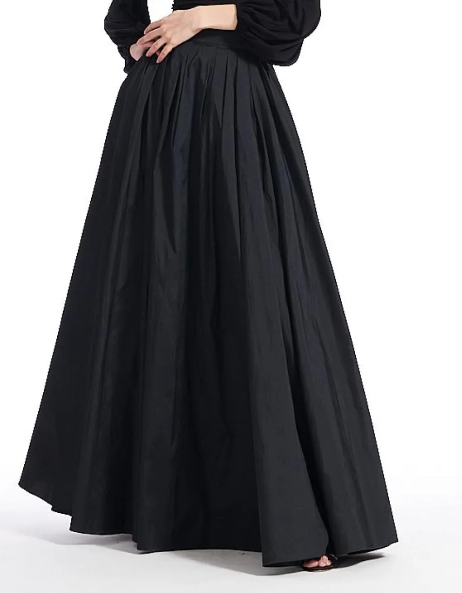 TAFFETA BALLGOWN SKIRT IN CHAMPAGNE