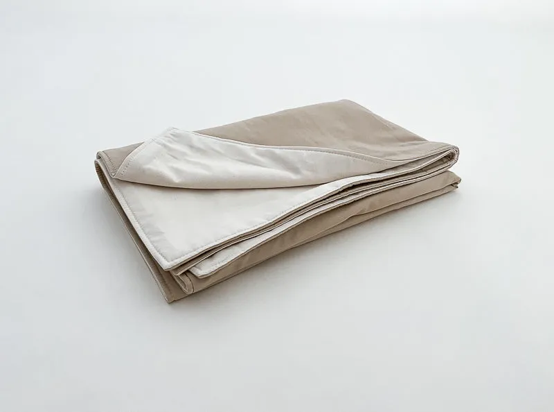 Tan and Natural Baby 100% Cotton Quilt