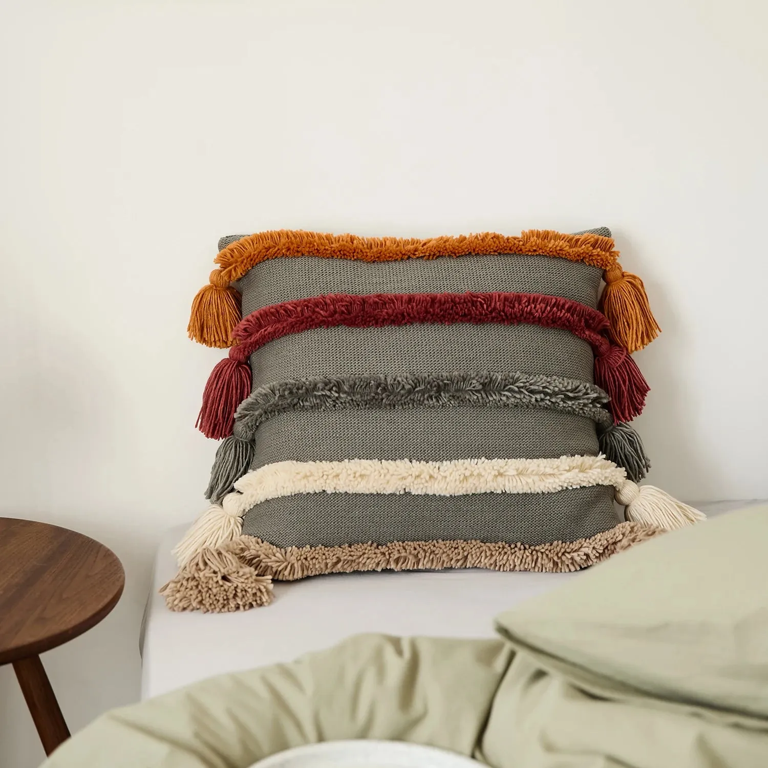Terra Stripe Cushion Covers
