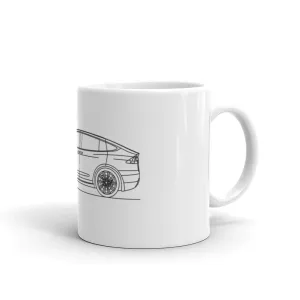Tesla Model X Silhouette Mug