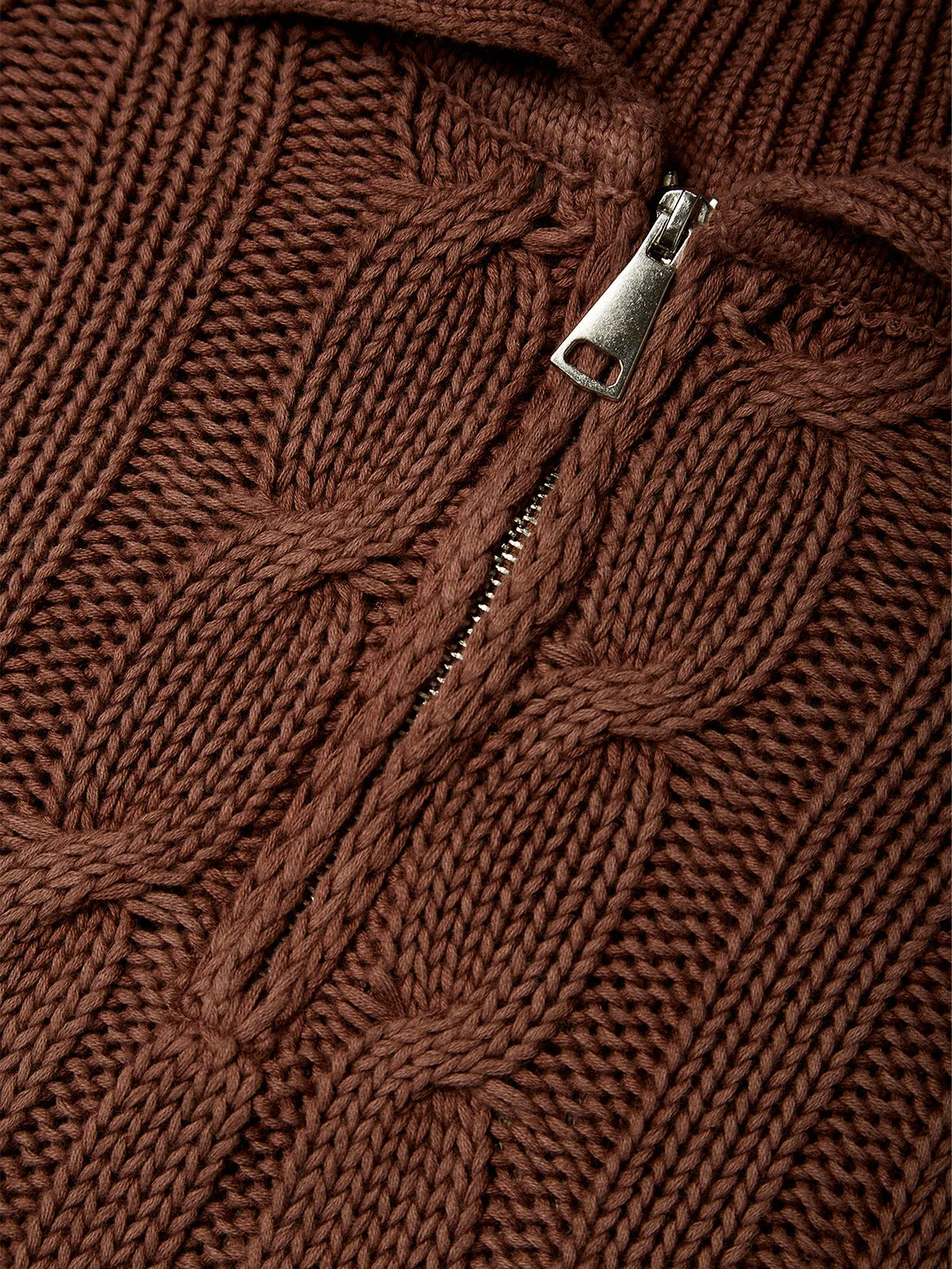 THE ART OF LIVING POLO KNIT - BROWN