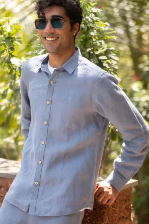The Linen Pocketless Shirt