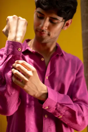 The Linen Pocketless Shirt