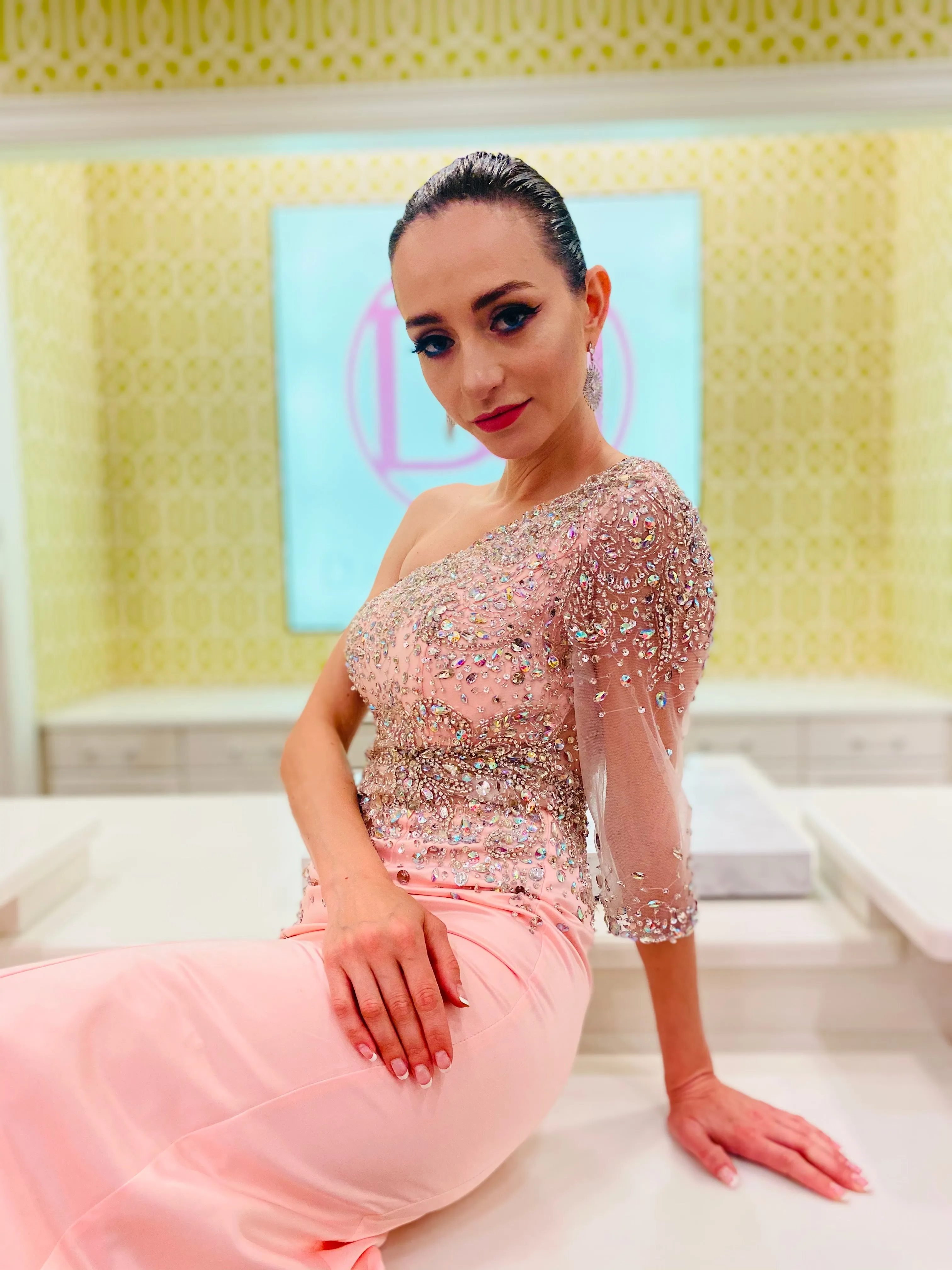 The Matilda One Shoulder Gown