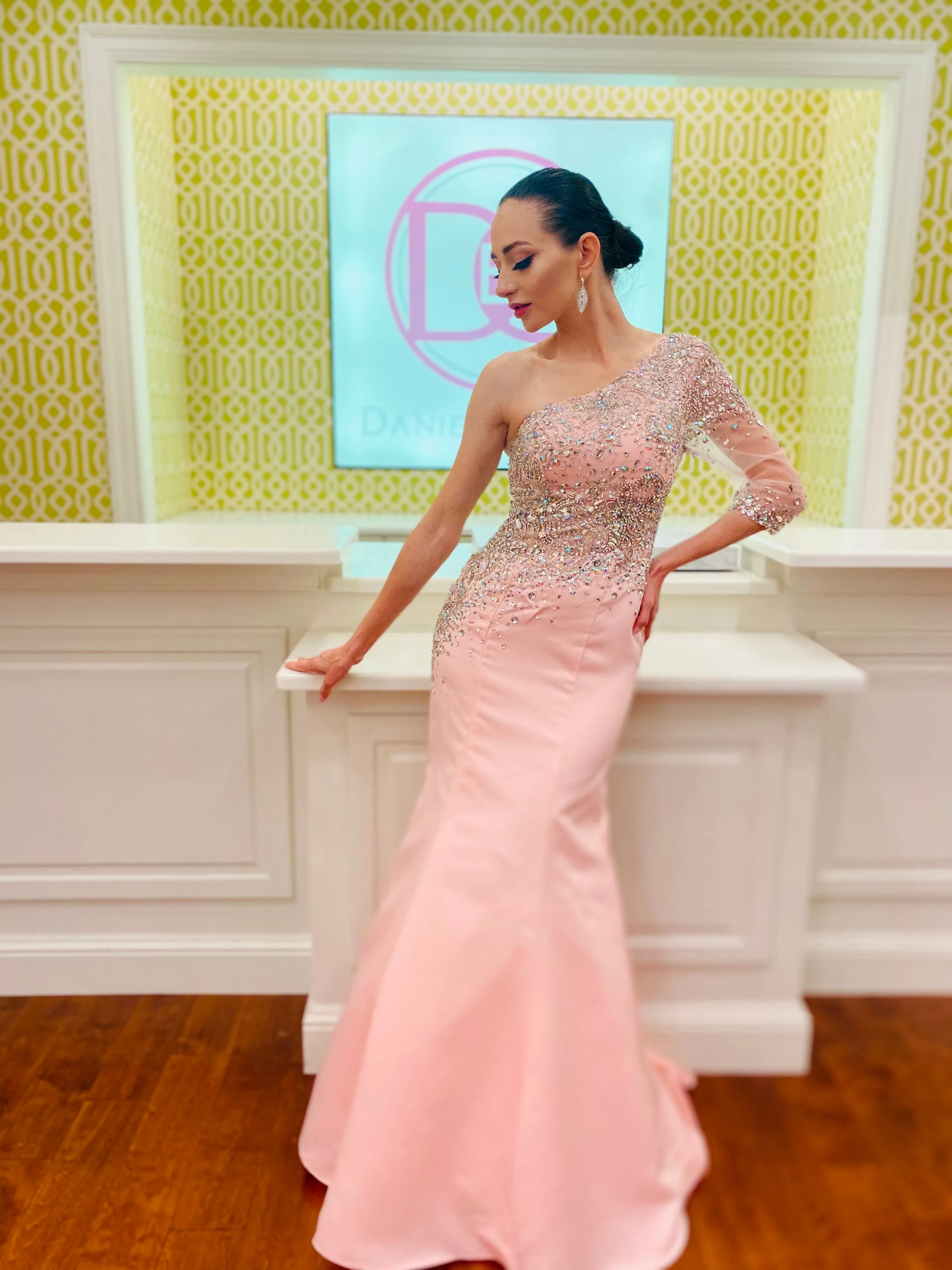 The Matilda One Shoulder Gown