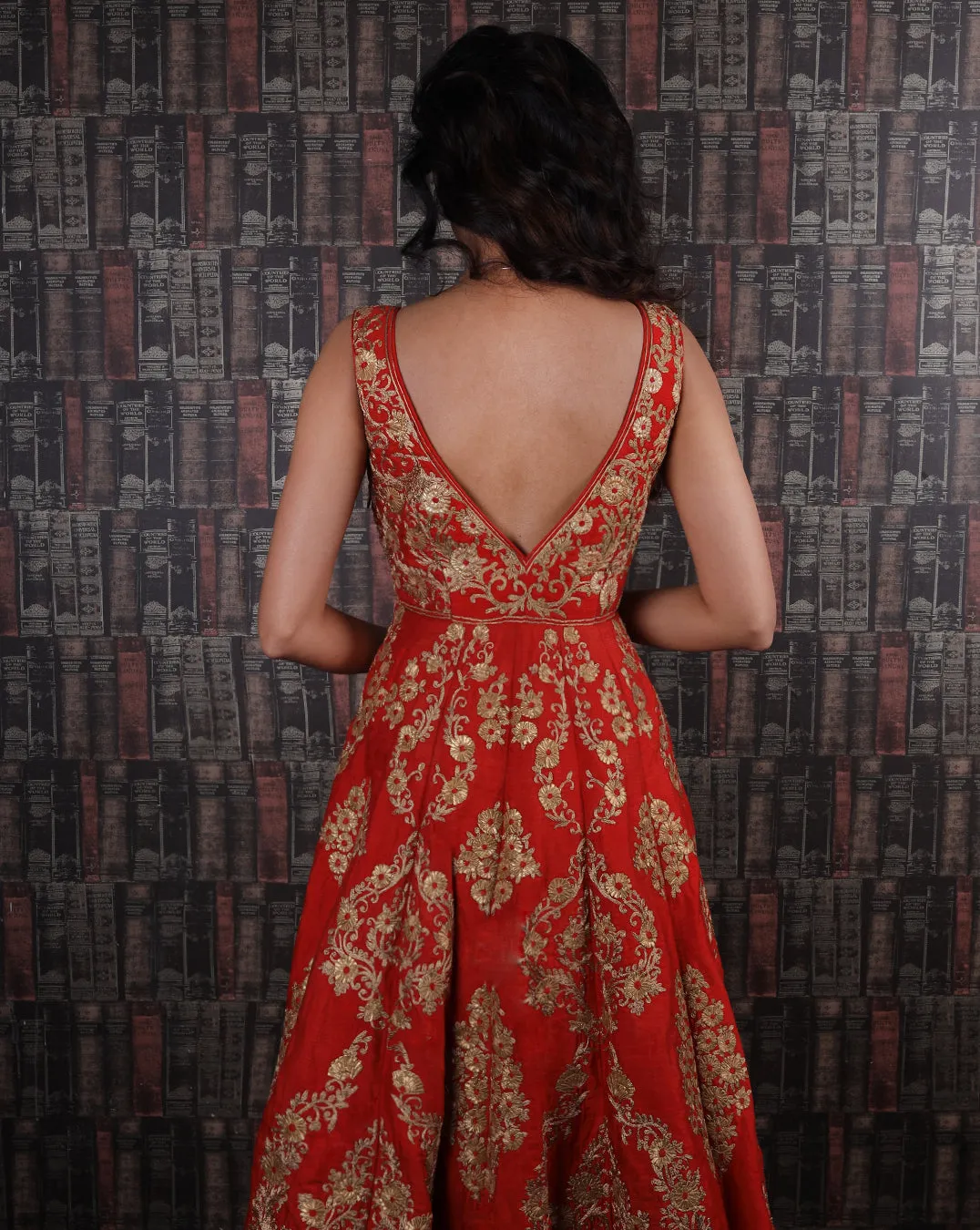 The Red Embroidered Dress