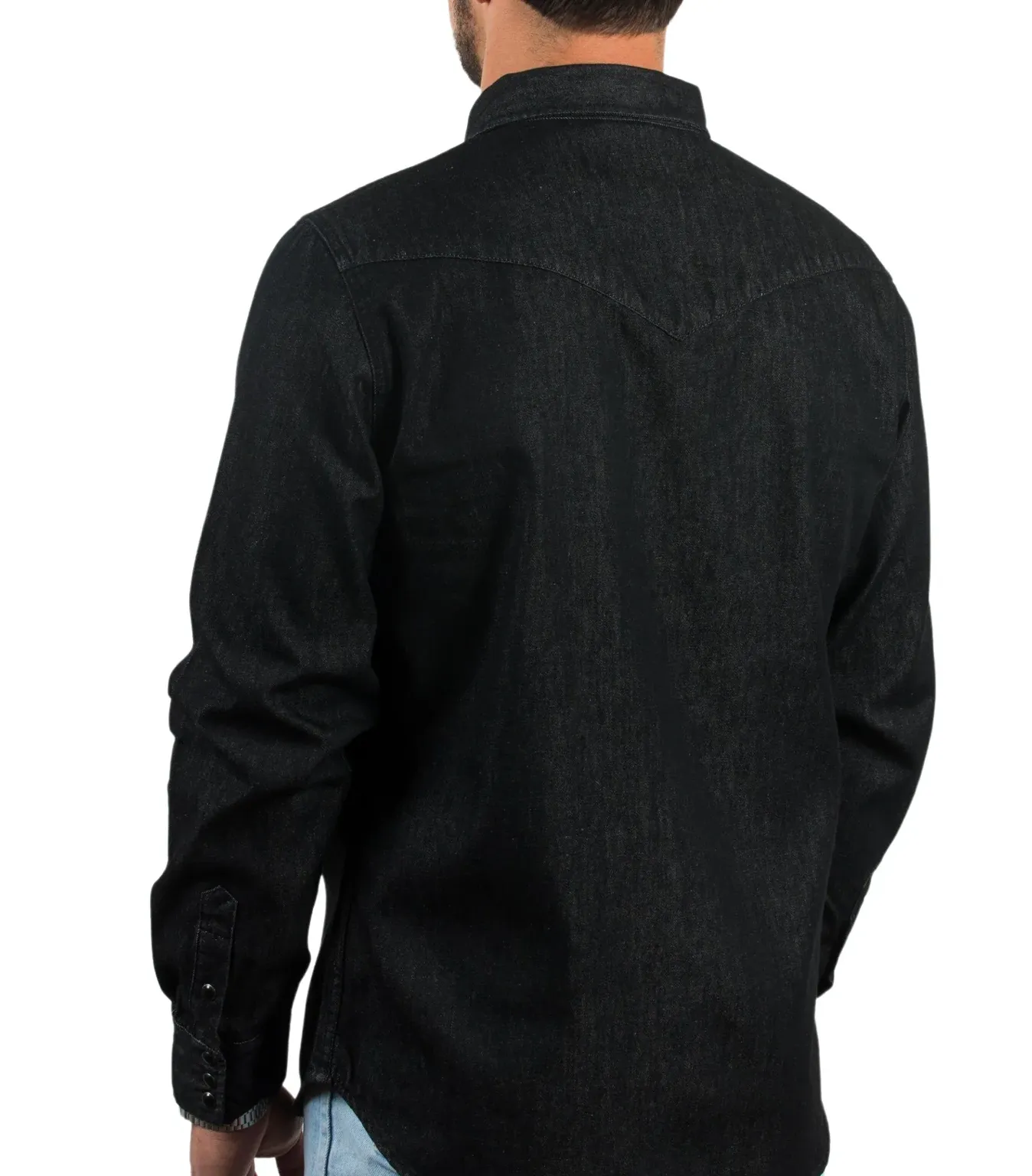 The Wyatt Western Men's Shirt Midnight Black