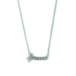 Tiffany & Co Paloma Picasso Graffiti Forever Sterling Silver Pendant Necklace - 16"