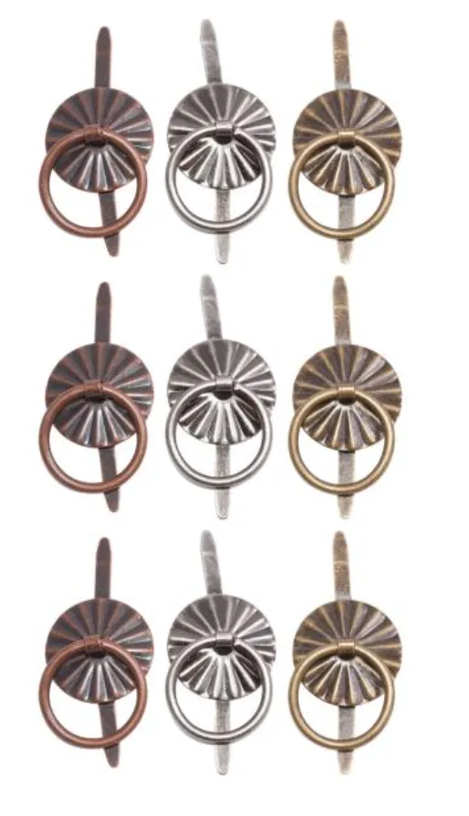 Tim Holtz Idea-Ology .25" Metal Rings W/Brad Fasteners {G02}