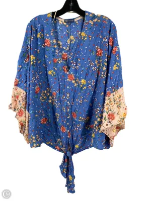 Top 3/4 Sleeve By Democracy In Floral Print, Size: 3x