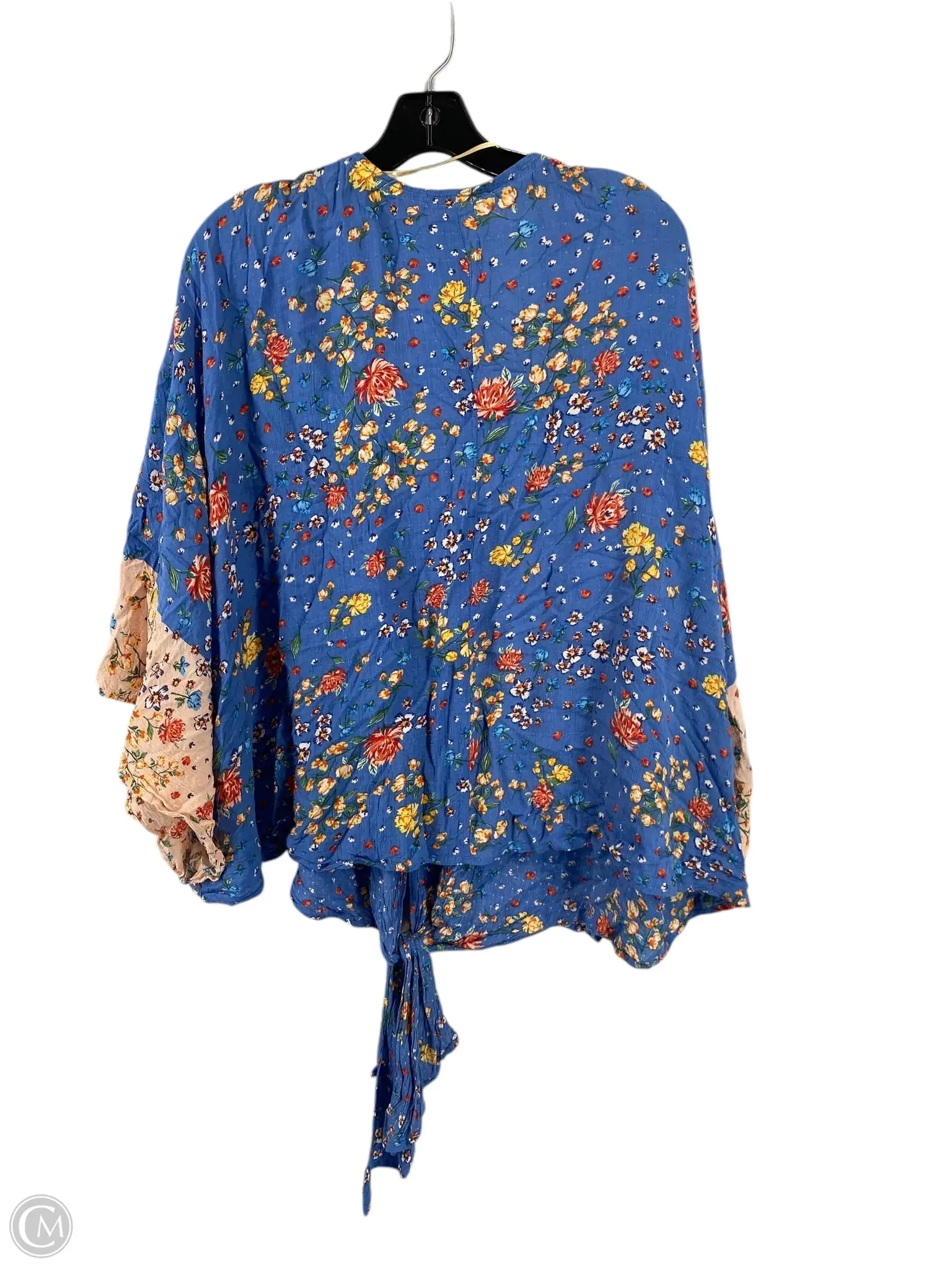Top 3/4 Sleeve By Democracy In Floral Print, Size: 3x
