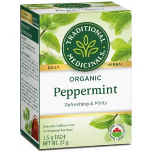 Traditional Medicinals Organic Peppermint Tea 16 Tea Bags