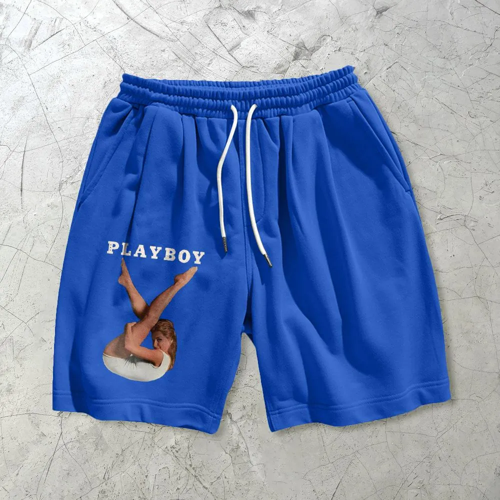 Trendy street style sports shorts print