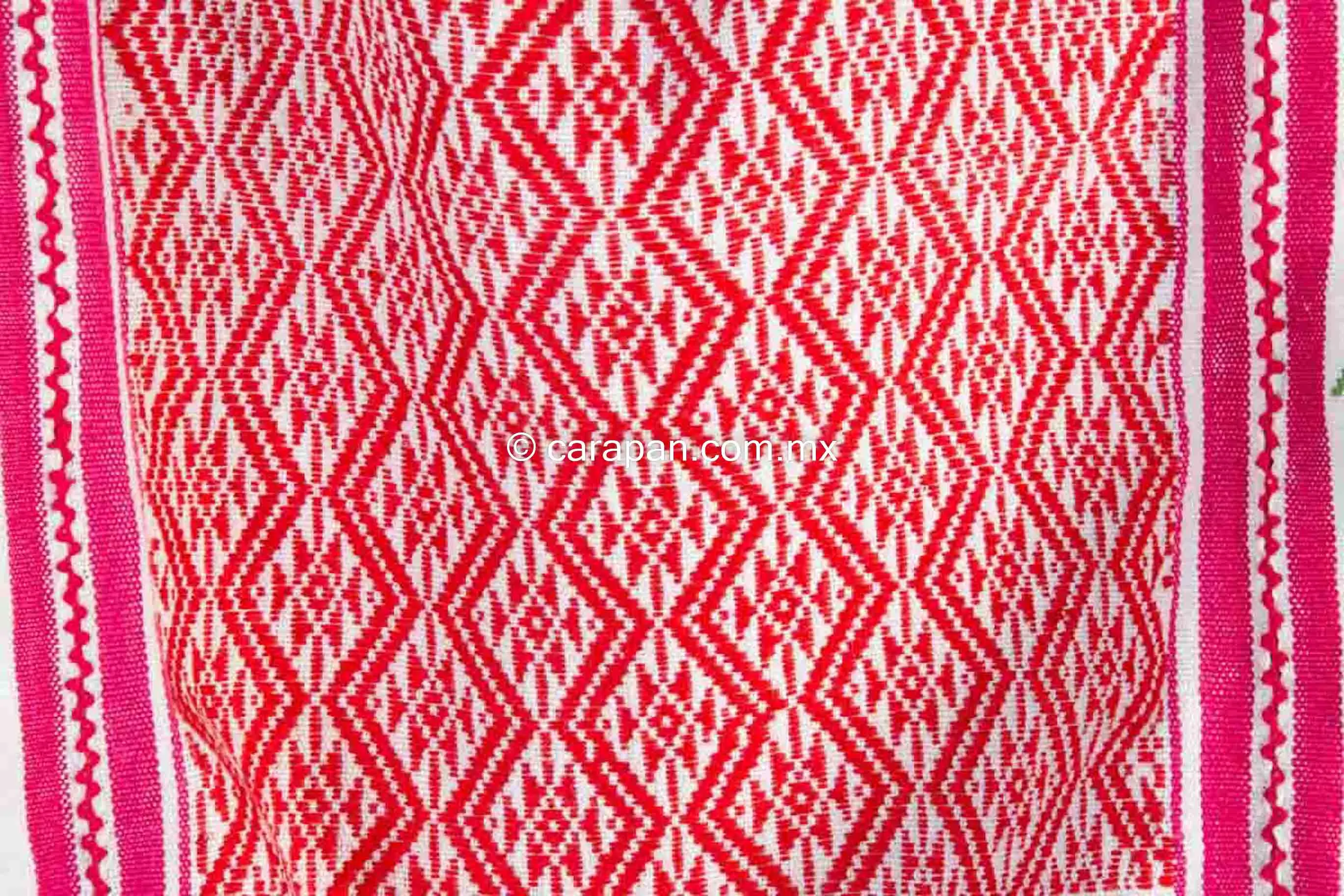 Tricolor Huipil Dress Textile Backstrap Loomed in Guerrero