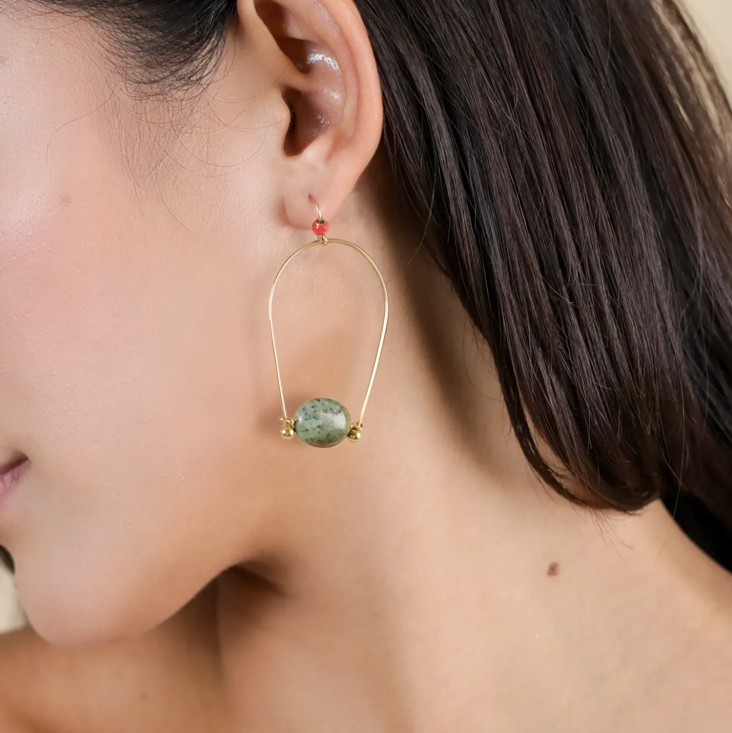 TURQUOISE HOOK EARRINGS