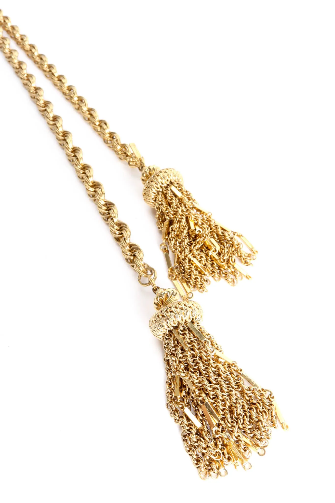 Twist Tassel Wrap Lariat