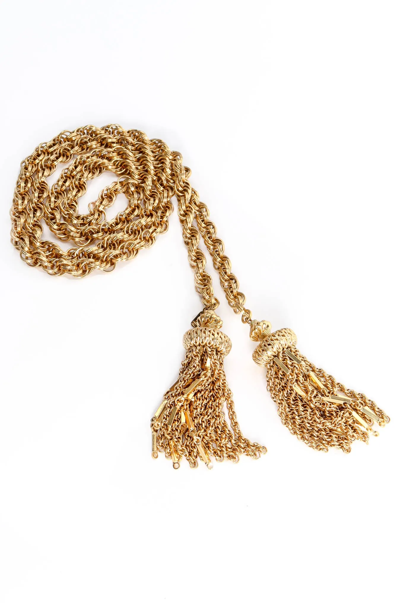 Twist Tassel Wrap Lariat