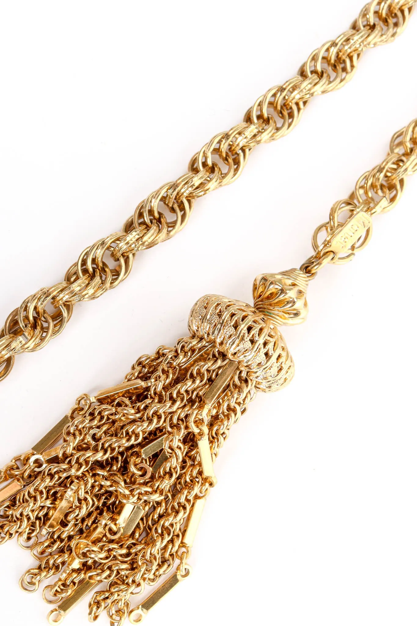 Twist Tassel Wrap Lariat