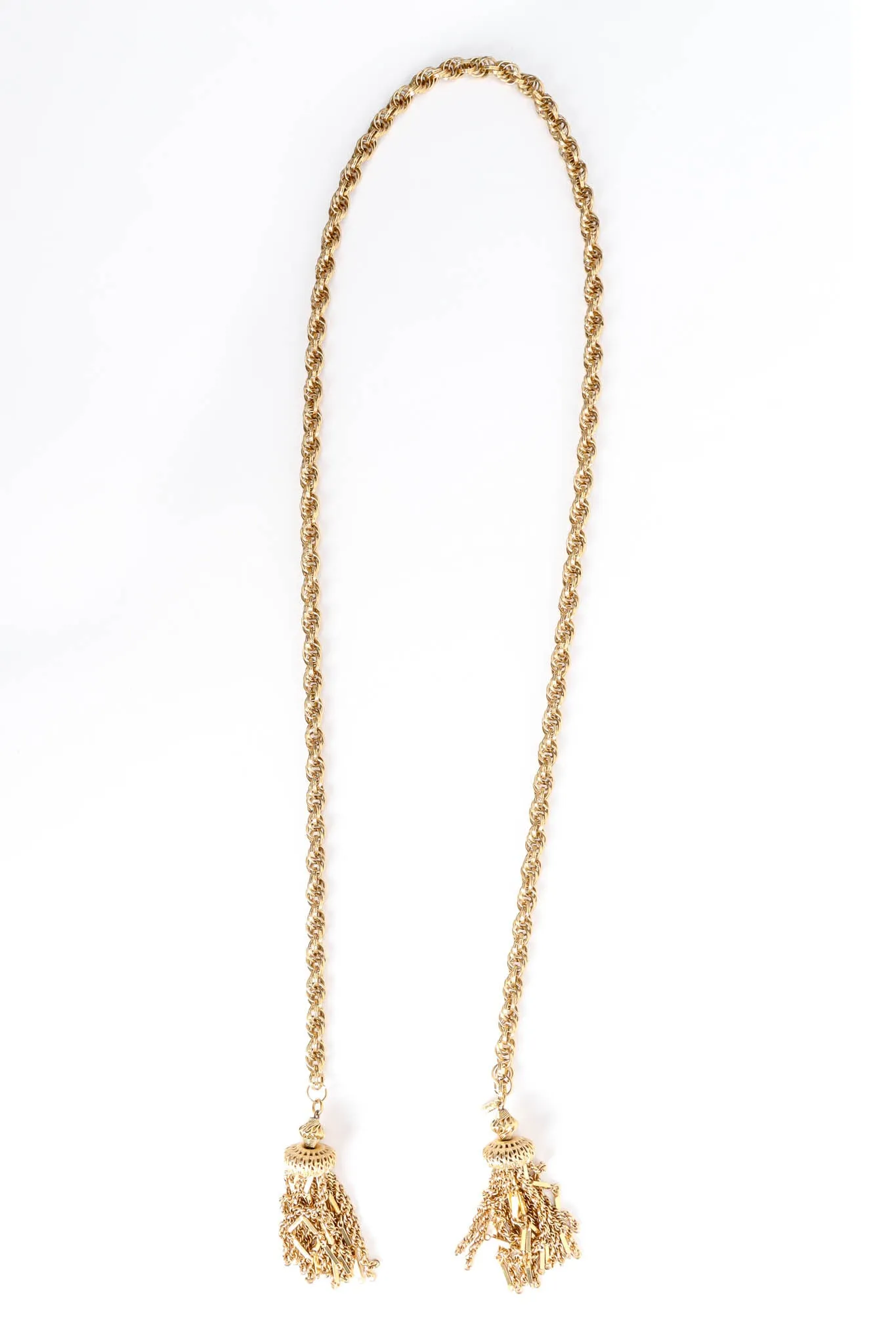 Twist Tassel Wrap Lariat