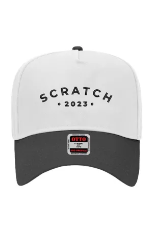 Two Tone Baseball Cap - White/Black