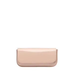 Unisa Zdreamin Patent Taupe Clutch