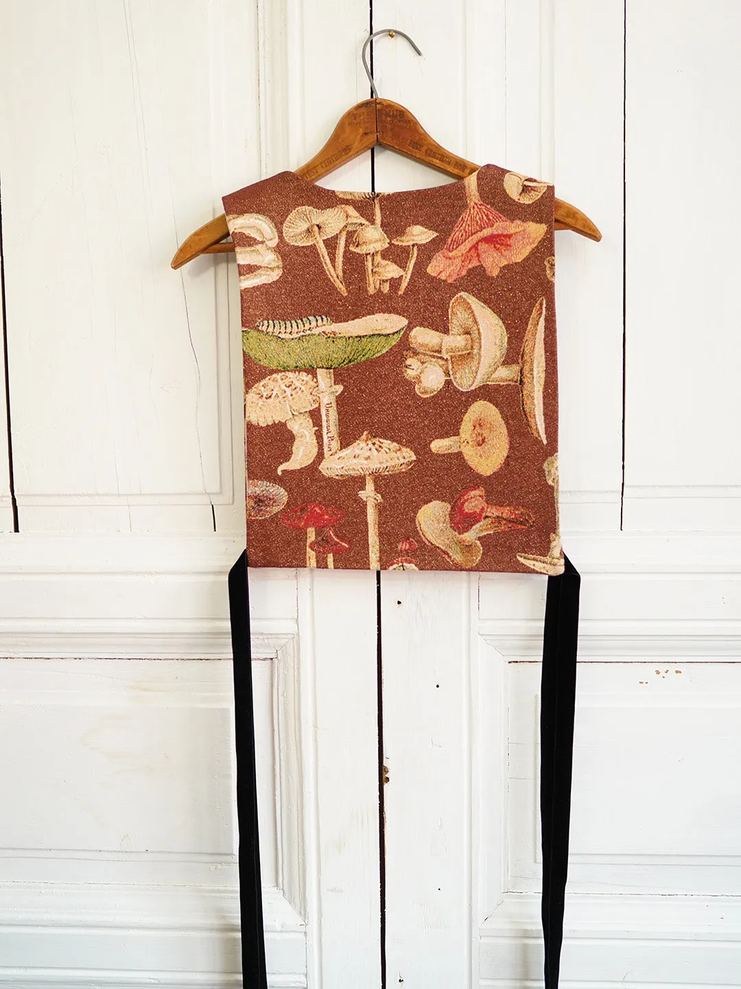 Unlogical Poem Mushroom Yarn-dyed Smock