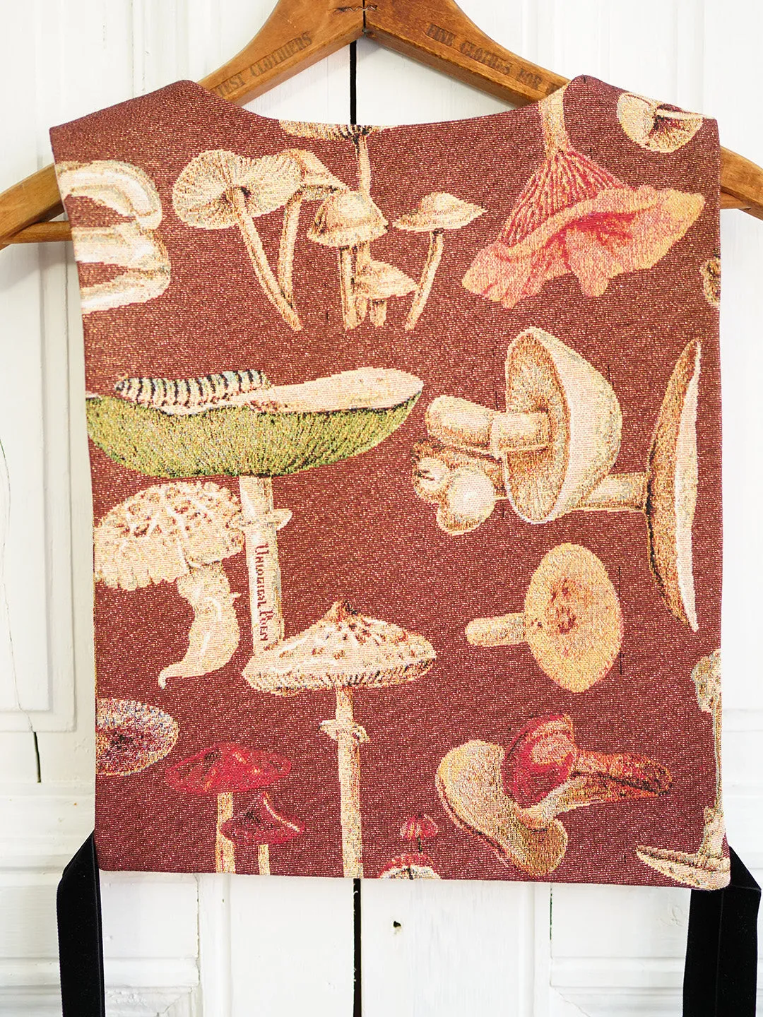 Unlogical Poem Mushroom Yarn-dyed Smock