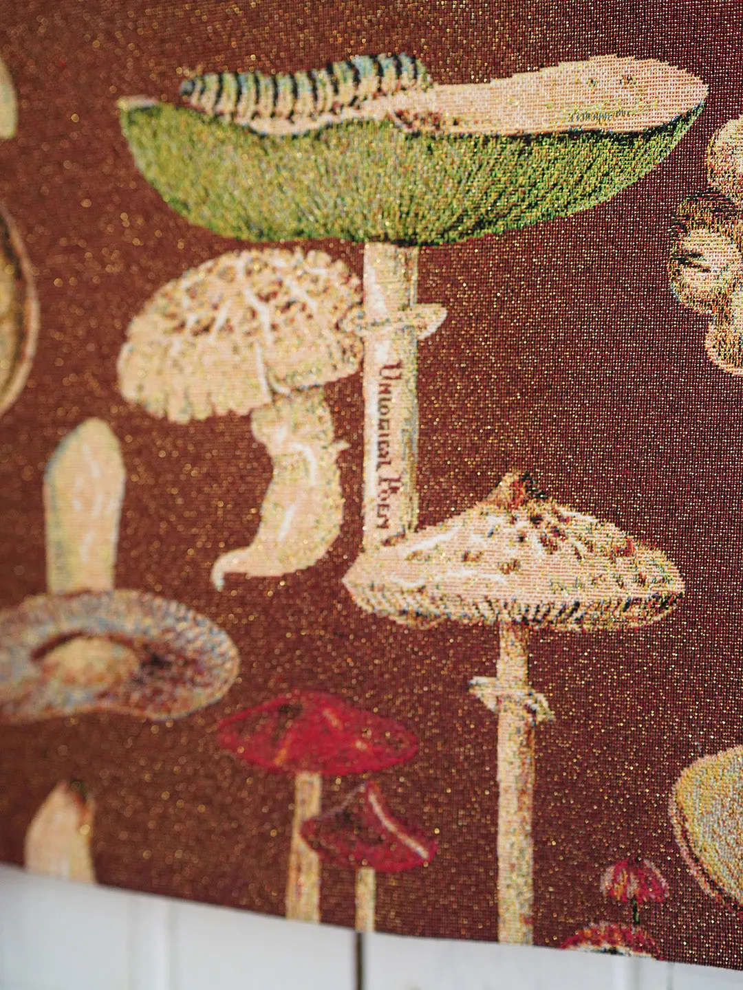 Unlogical Poem Mushroom Yarn-dyed Smock