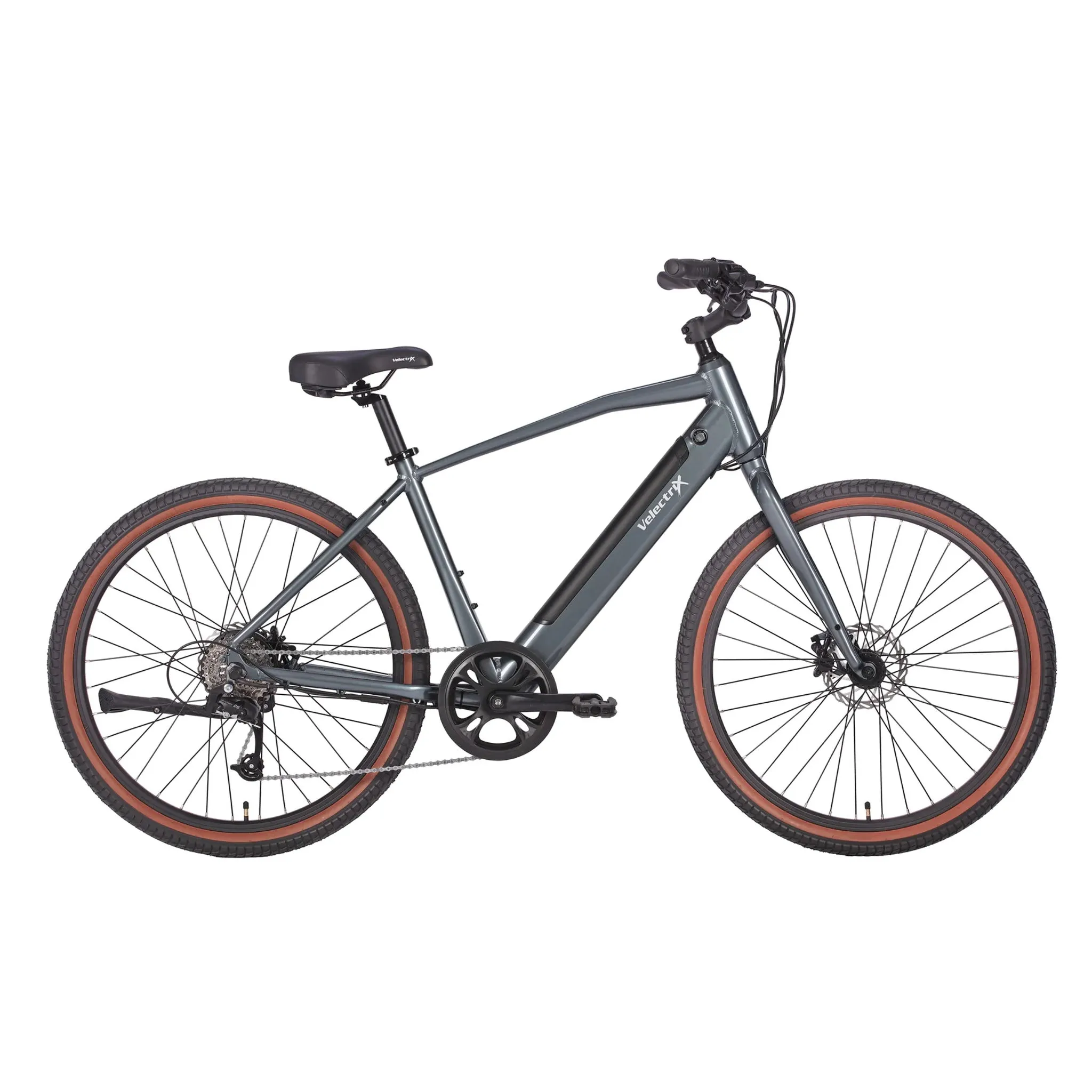 Velectrix Cruiser Electric Bike 417Wh Battery Silver - Medium