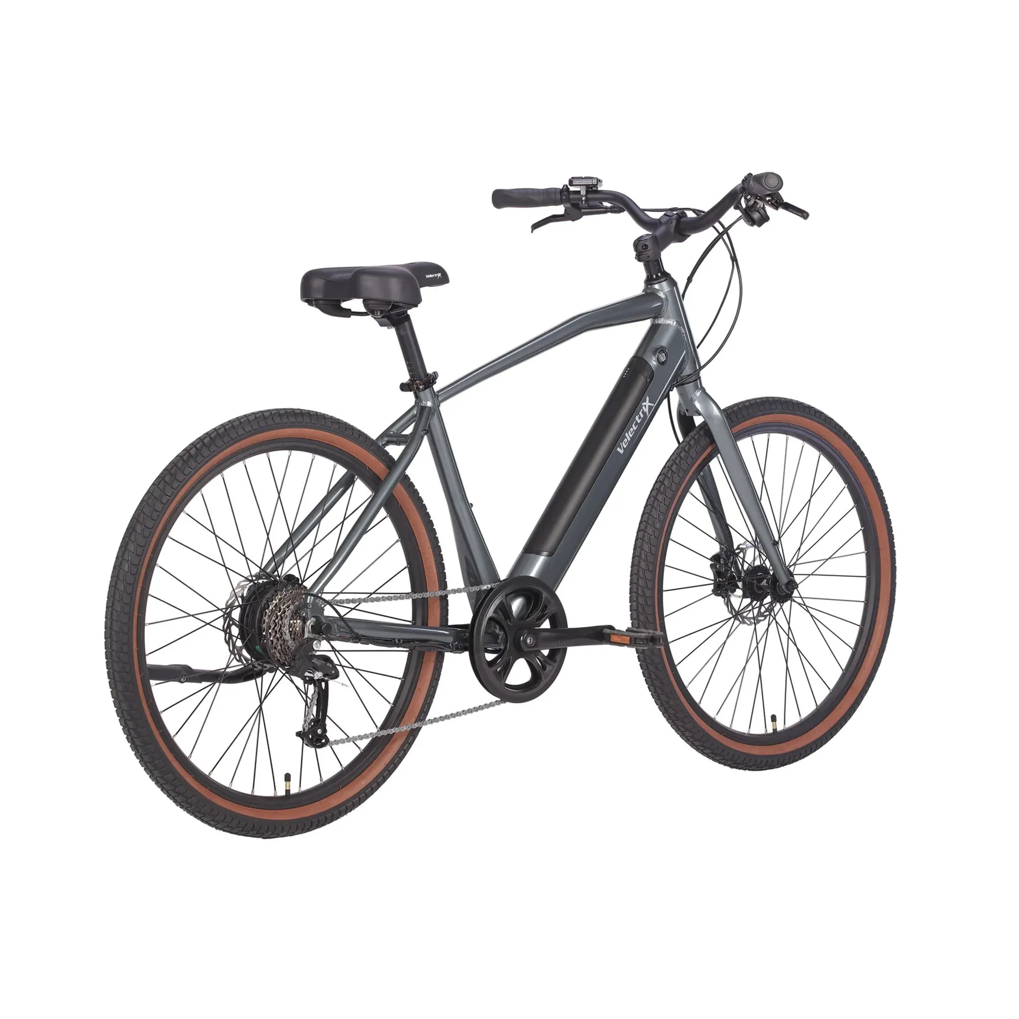 Velectrix Cruiser Electric Bike 417Wh Battery Silver - Medium