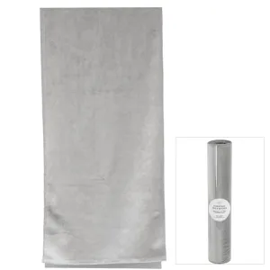 Velvet Diamante Table Runner 200cm - Silver