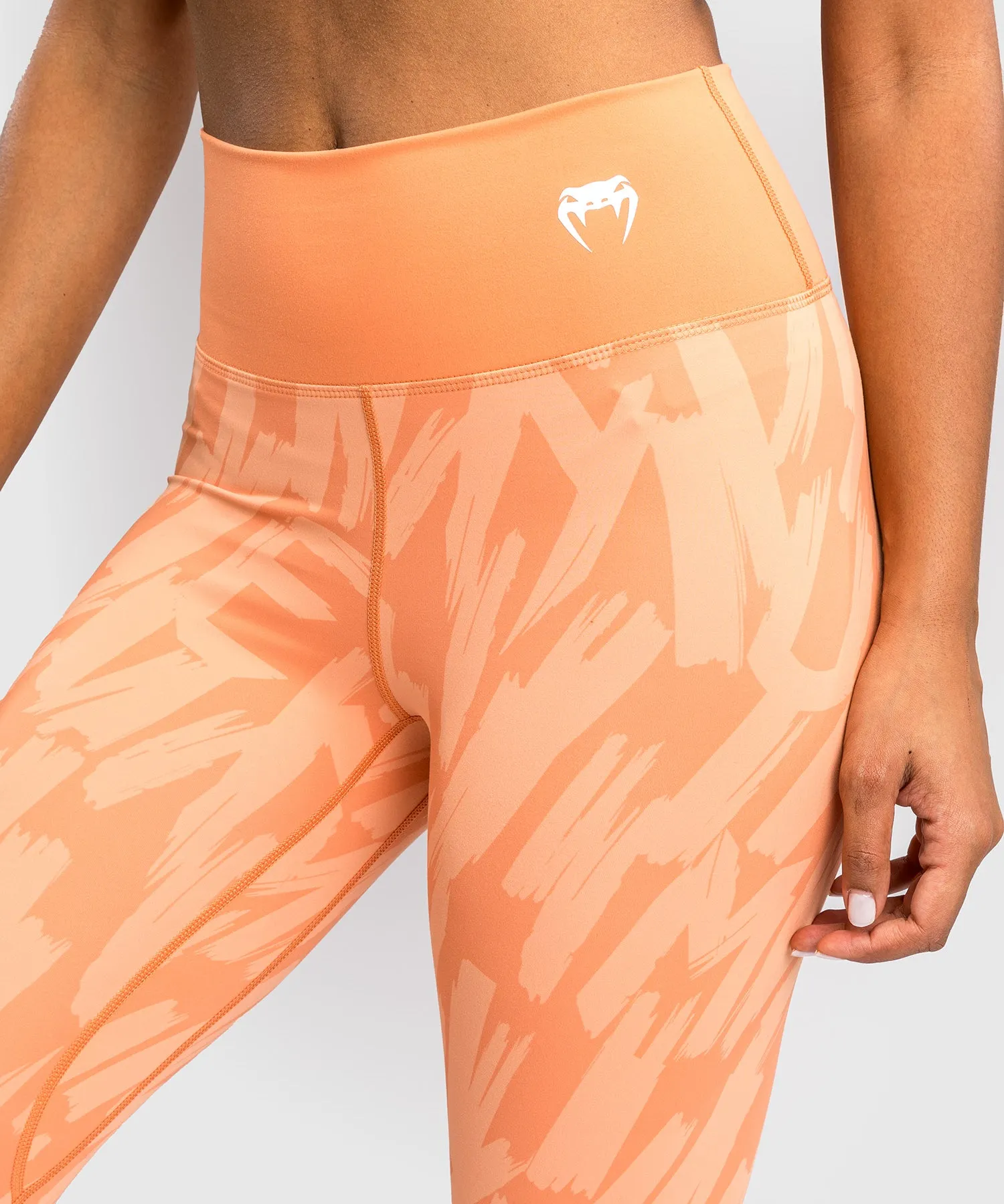 Venum Graffiti Leggings voor Vrouwen - Volledige Lengte - Fluweel Abrikoos