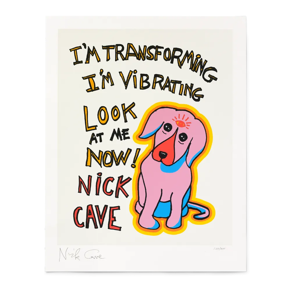 Vibrating Dog Silkscreen Print