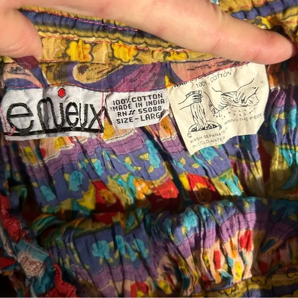 Vintage 80s Floral Skirt