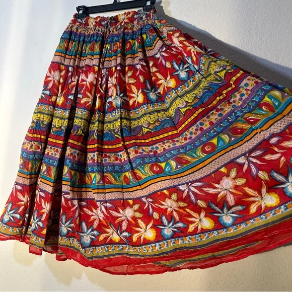 Vintage 80s Floral Skirt
