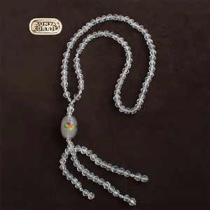 Vintage Crystal Butterfly Necklace