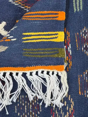 Vintage Moroccan area rug from Akhnif, Wool and Thread, 8.46ft x 4.89ft or 258cm x 149cm