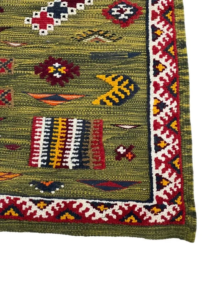 Vintage Moroccan area rug from Akhnif, Wool and Thread, 8.66ft x 5.21ft or 264cm x 159cm