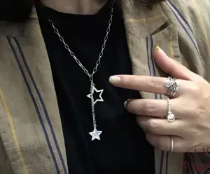 Vintage Stars Tassel Necklace