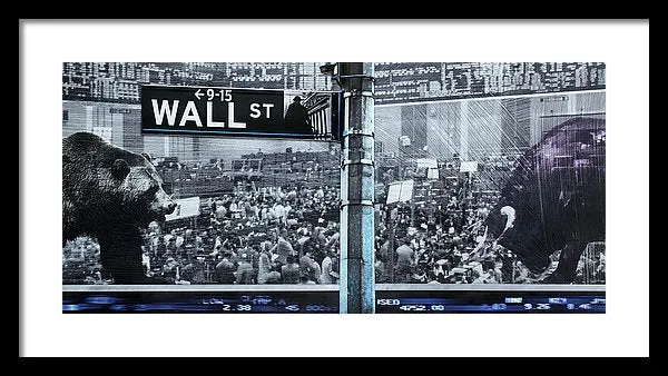 Wall Street - Framed Print