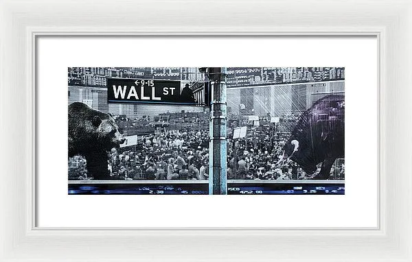 Wall Street - Framed Print