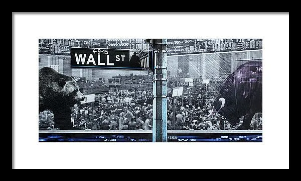 Wall Street - Framed Print